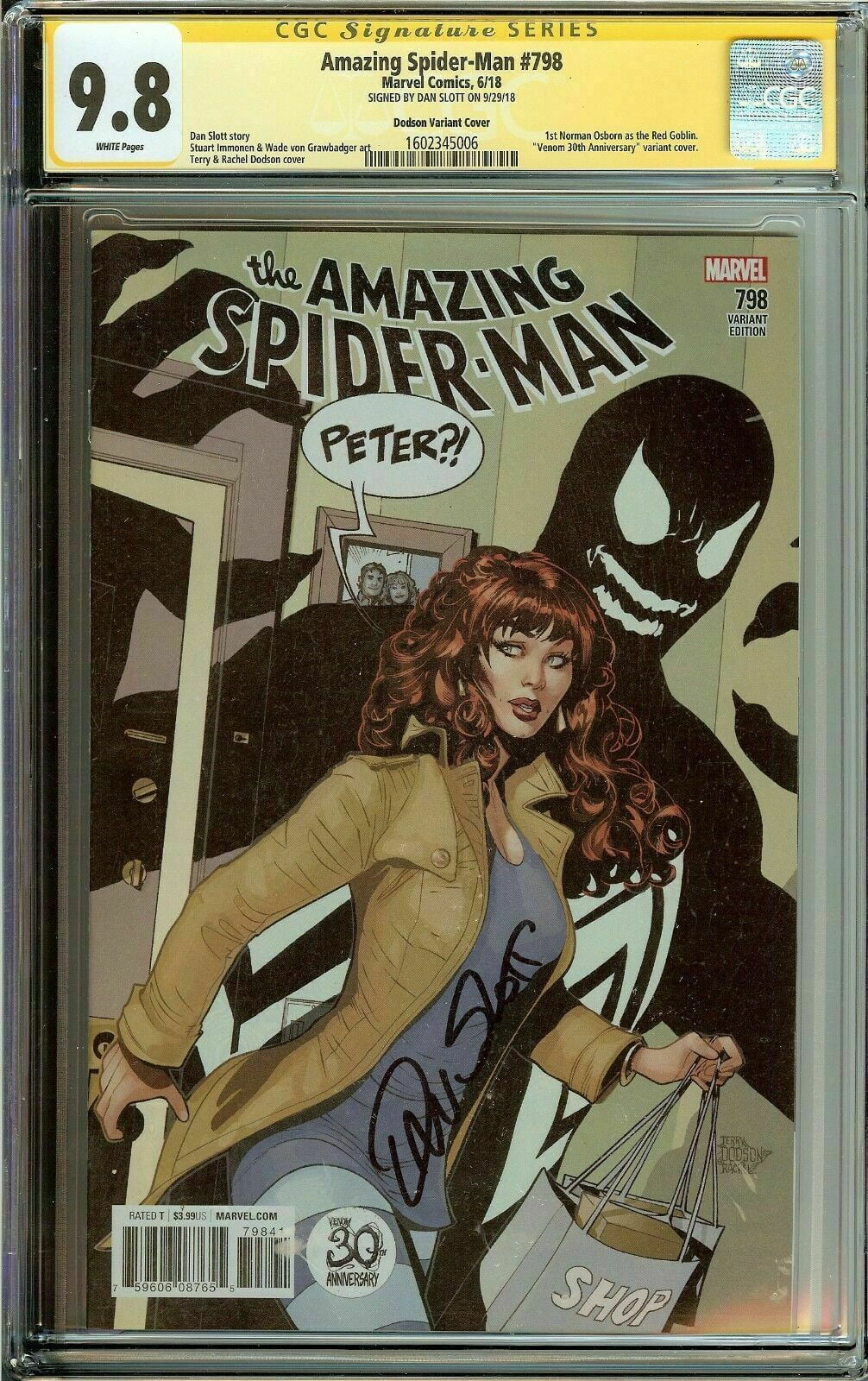 Amazing Spider-Man #798 CGC 9.8 Dan Slott 1st Norman Osborn Red Goblin