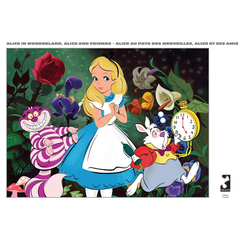 Ceaco 1000-Piece Silver Select Alice in Wonderland Interlocking