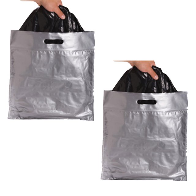 Reliance Products Double Doodie Plus Toilet Waste Bags, Gray (2 Pack)
