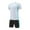 White, variant on Cethrio Boys Activewear Outfit Sets, Quick-dry Summer Football T-shirts and Shorts Sets White Size 6