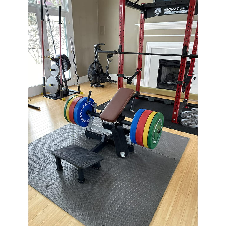 Signature Fitness Glute Bridge Plate-Loaded Hip Thrust Machine for Butt  Shaping and Building Glute Muscles 