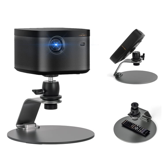 Liboer Soporte Para Proyector Con Cabezal De Bola Giratorio 360 Y Mesa Con Tornillos De 1/4 '' Soporte Para Cámara Móvil Soporte Para Proyectores De Escritorio Ajustable De Aluminio Para Dispositivos