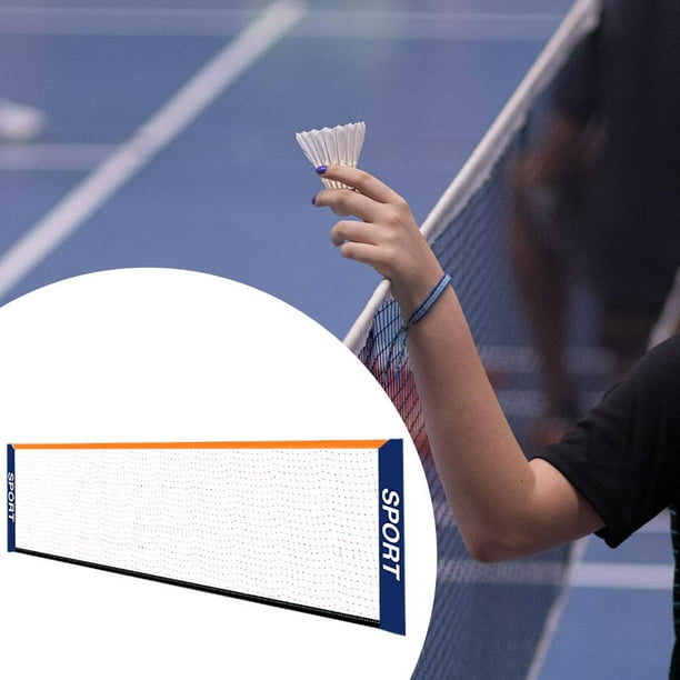 Filet de badminton pliable Faithtur, filet de tennis portable pour