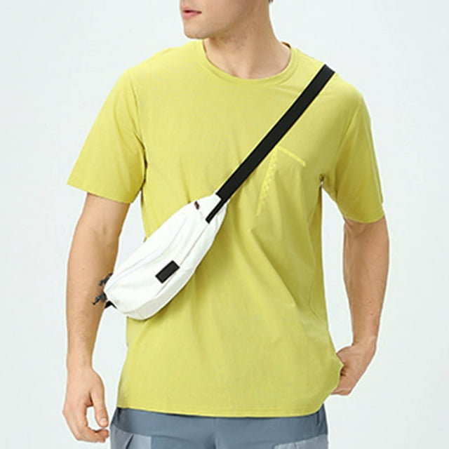 Ceisia Men's Solid Color Casual Loose Ice Silk Round Neck Sports Active T-shirt Gift