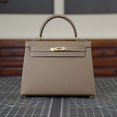 thumbnail image 3 of Bolso Kelly de piel de vaca de alta calidad, bolso bandolera pequeño con estampado de palmeras, para mujer, primavera y verano, novedad de 2025, 3 of 5