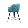 thumbnail image 5 of Meridian Furniture  bosa Soft Blue Vegan Leather Counter Stool (Set of 2), 5 of 8