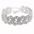 thumbnail image 1 of Collier Ras du Cou en Strass Bijoux Collier Ajustable Colliers Ras du Cou en Argent pour Femmes et Filles, 1 of 3