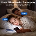 thumbnail image 5 of Pillow Speaker for Sleeping, Bluetooth Under Pillow Speaker with White Noise & Sleep Timer, Ultra-Thin Bed Speaker for Side Sleepers, 48H Battery Life for Adult Kids, 5 of 8