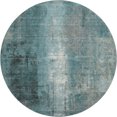 thumbnail image 2 of Addison Rugs Mayfield Premium Machine Washable Transitional Abstract Teal Round Rug, 8' x 8', 2 of 6