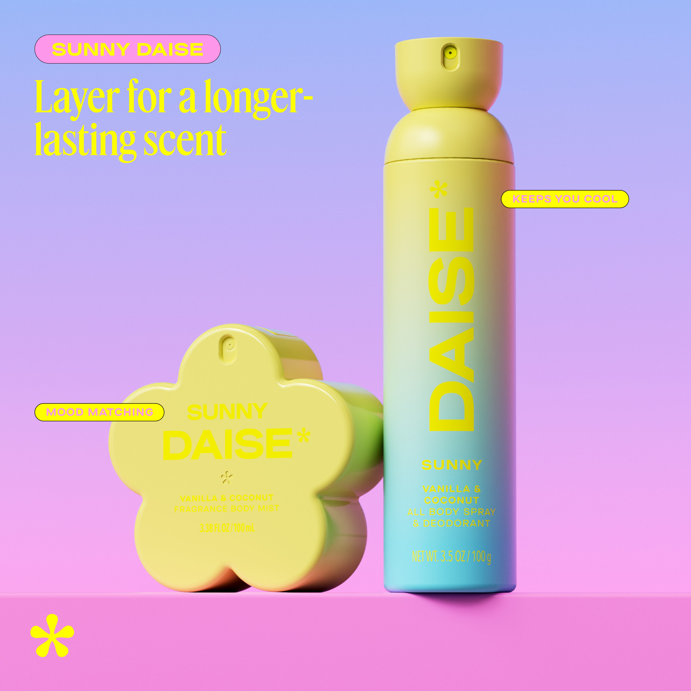 DAISE Sunny Daise Vanilla & Coconut Body Mist photo 7