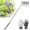 Silver-1pcs, variant on Weed Puller Tool - 2026 Portable Manual Weeding Tools Gardening, 5 Teeth Head Stainless Steel Hand Garden Weeding Rake, Weed Remover Tool for Vegetable Gardening Yard Backyard Farm Planting & Weeding