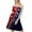 Dark Blue, variant on Women's Casual Bandeau Dress with 4th of July Print, Sleeveless Summer Tank Dress with Ruffle Hem, Stylish Outfit for Festive Occasions,Blue L