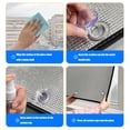 thumbnail image 6 of Dual-Sided Aluminum Foil XPE Insulation Film - Sunroom Window Car Sunshade Sunscreen Glass Sticker, Heat Insulation Waterproof Film for Home Auto Glass Heat Blocking & Protection, 39*12in, Silver, 6 of 8