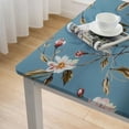 thumbnail image 4 of BANET Decorative Plum Floral Print Rectangle Tablecloth Waterproof Rectangular Table Cloth Wrinkle Free and Stain Resistant Tablecloths for Parties,Holiday Dinner white, 4 of 7