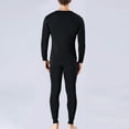 thumbnail image 4 of Wutalume Men Winter Fleece Lined Cotton Thermal Long Johns Top and Bottom Underwear Set, Ultra-Warm for Extreme Cold, Comfortable Base Layer for Daily Use,Black L, 4 of 8