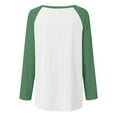 thumbnail image 5 of Plus Size Women's St. Patrick's Day Themed Printed Pullover Raglan Sleeve Round Neck Shirt, 5 of 5
