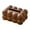 faux red walnut, variant on WeiLaiKeQi Tissue Box Cover Desktop Facial Tissue Holder for Bedroom Vanity Dining Room faux red walnut