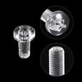 thumbnail image 4 of Unique Bargains M3x6mm Plastic Phillips Bolts PC Pan Head Machine Screws Transparent 50 Pack, 4 of 5