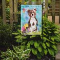 thumbnail image 2 of Carolines Treasures BB9636GF Drapeau de Jardin Rouge Staffie Bull Terrier de Pâques, 2 of 3