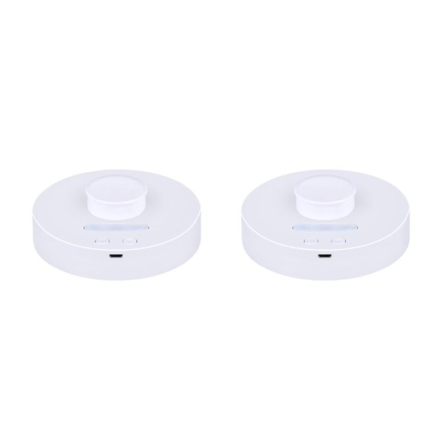 Monstrate Humidificador de botella de agua, difusor de aire de nebulización de 40 ml, fabricante de niebla para el hogar Blanco 2Conjunto