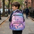 thumbnail image 6 of CHAQLIN Galaxy Print School Book Bag with Lightweight Waterproof School Bag, Multi-Pockets 17 Inch Kids Backpack for Camping Scuola, 6 of 9
