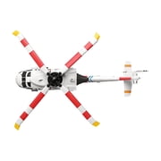 WL K270 UH-60L Black Hawk RC Helicopter RTF 2.4G 4CH Brushless Motor Flybarless 4-Rotor Aircraft with Optical Flow Positioning for Beginner - Adjustable throttle( White / 4 Battery )