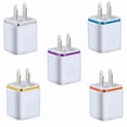 thumbnail image 3 of HEVIRGO Portable Dual USB Ports Quick Charging Wall Charger Mobile Phone Power Adapter, 3 of 10