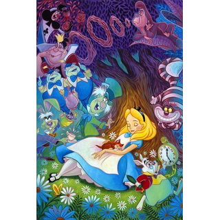  Modern Merch Alice Wonderland Diamond Painting Kits for Adults,  DIY Large Diamond Art, 5D Paint by Numbers Kits Neon Cheshire Cat Puzzle  DIY Wall Decor Holiday Gift : Arts, Crafts 