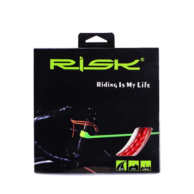 Greeniant RISK Bicycles Cable Pipe Aleación de aluminio Bike Cord Cover Tube Extraíble Exterior Ciclismo Ciclismo Wire Line Protector Ciclismo Rojo Bicicleta de montaña