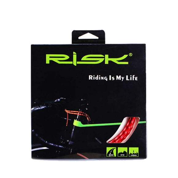 Soidarity RISK Bicycles Cable Pipe Aleación de aluminio Bike Cord Cover Tube Extraíble Exterior Ciclismo Ciclismo Wire Line Protector Ciclismo Rojo Bicicleta de montaña