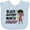 AE-Light Blue, variant on Inktastic Black History Month Rocks- Girl with Guitar Boys or Girls Baby Bib