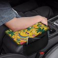 thumbnail image 4 of Uourmeti Elastic Polyester Car Arm Rest Cover with Waterproof Soft Pad, Anti Scratch Center Console Pad for Most Suvs and Trucks, Surfing Banana Center Console Box Pad, 4 of 6