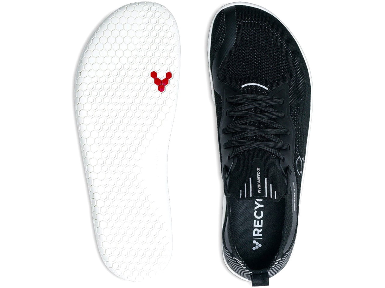 Vivobarefoot Primus Lite Knit Mens 45 Black Minimalist Barefoot Running Shoes Primus Lite Knit | Vivobarefoot | Vivobarefoot | USA main image 3