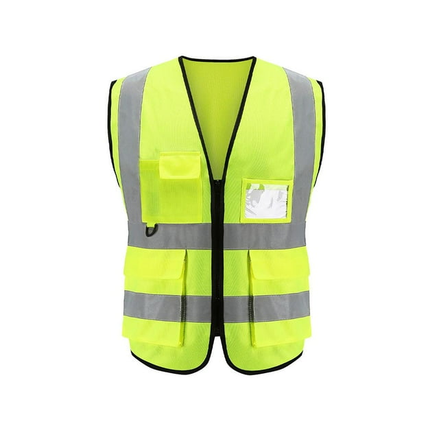 ZOUBAOQ Comfortable And Adjustable Polyester Safety Vest For Workers In High - Risk Environments - XL, XXL, XXXL