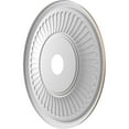 thumbnail image 4 of Ekena Millwork 22"OD x 3 1/2"ID x 1"P Berkshire Thermoformed PVC Ceiling Medallion (Fits Canopies up to 10 1/8"), Aged Copper, 4 of 5