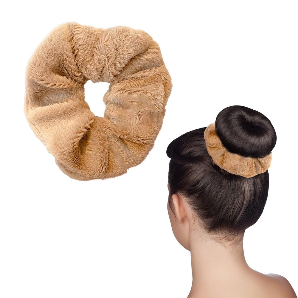 Pwtool Fuzzy Scrunchies Furry Artificial Fur Faux Fur Hair Bands Rope Cute  Plush Head Rope Hairy Intestine Hair Accessories Pom Pom Hair Tie Hair Bands  for Women Girl kids attractively 