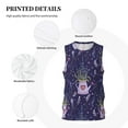 thumbnail image 3 of Honeii Lavender Flowers print basktball shirt for men and women, Unisex basketball jersey for Theme party-3X-Large, 3 of 6