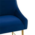 thumbnail image 4 of TOV Furniture Beatrix Navy Velvet Counter Stool - Gold Legs, 4 of 6