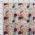 thumbnail image 2 of oneOone Polyester Lycra White Fabric Skull Sewing Craft Projects Fabric Prints By Yard 56 Inch Wide, 2 of 4