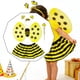thumbnail image 5 of Conjunto de disfraz de abeja para niños, alas de abeja, diadema, falda, varita, accesorios de disfraz divertidos para Estilo A, 5 of 8