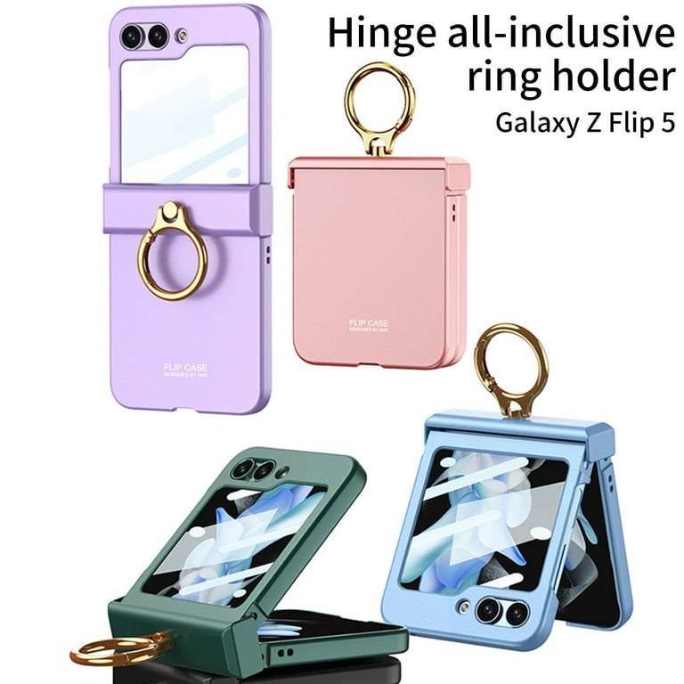 Decase Ring Stand Luxury Case for Samsung Galaxy Z Flip 5 Matte PC