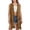 Coffee, variant on Tanghaowl Summer Cardigan Women's Fringe Cardigan Sleeveless Hippie Western Tassel Outerwear 70s Style Knit Vest Hot Pink XXXL