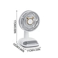thumbnail image 3 of Rewenti Candy Color Mini Desktop Fan Usb Rechargeable, Small Desk Fan for office Home Summer Cooling Gift, 3 of 5