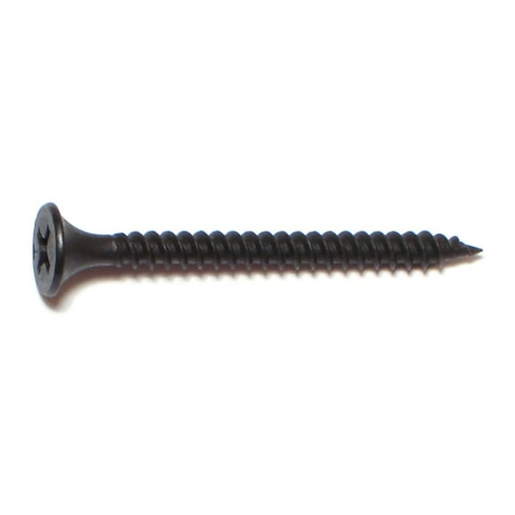 #6 x 1-5/8" Black Phosphate Phillips Bugle Head Drywall Screws (50 pcs.)
