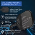 thumbnail image 2 of 16mm Pickleball Paddles Professional  2026 Usapa Approved T700 Carbon Fiber Surface Pickle Paddle(cfs) Polypropylene Lightweight Core Cushion Comfort Grip With Cover Case Black, 2 of 7