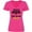 Hot Pink, variant on Inktastic Proud Mom of a Fifth Grade Grad Women's V-Neck T-Shirt