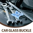 thumbnail image 3 of HEALEEP 10pcs Glass Retainer Clips Plastic for Window Adjustments, 3 of 8
