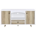 thumbnail image 4 of Dalton Armoire de Rangement à 2 Portes Blanc et Pin Vieilli, 4 of 14