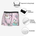 thumbnail image 6 of Disketp Llama Unicorn And Rainbow Men'S Boxer Briefs,Soft And Breathable Cotton Underwear With Comfortflex Waistband, 6 of 8