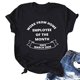 thumbnail image 1 of Fiudx Ofertas y Liquidaciones Camiseta de Manga Corta con Estampado de Letras para Mujer a La Moda, 1 of 3